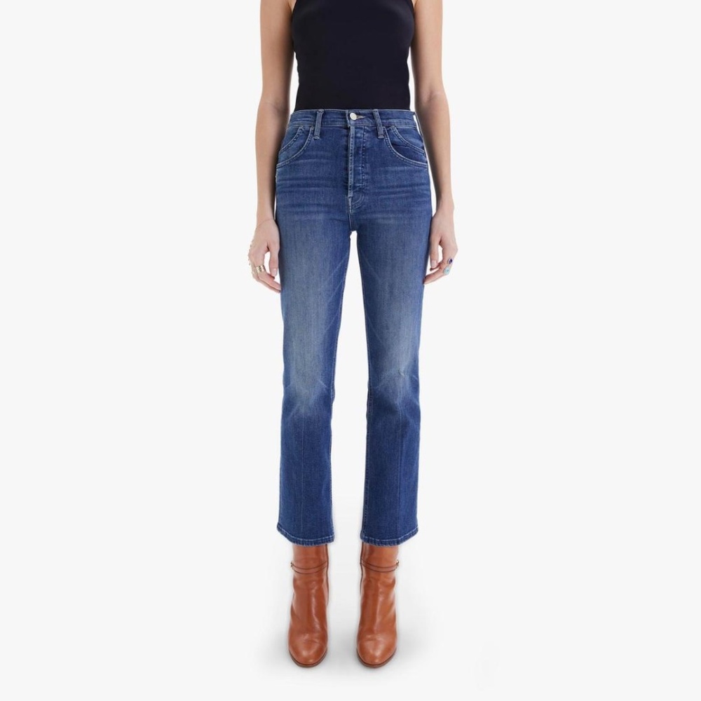 Mother Women’s The Tripper Ankle Jeans High Rise Button Fly in Getaways Size 28